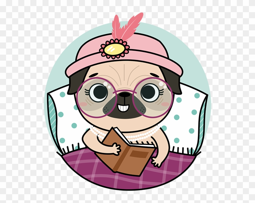Pugs & Kisses Clipart