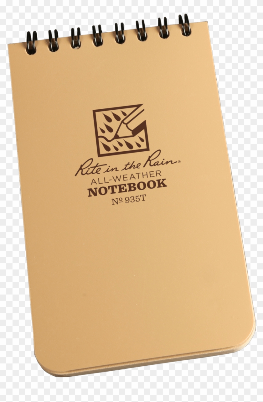 Rite In The Raintop-spiral Tan Notebook, - Rite In The Rain Notebook Clipart #3146562