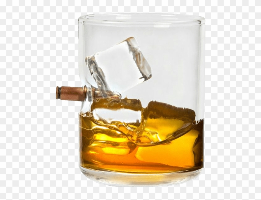 Whiskey Shot Png - Szklanka Do Whisky Z Pociskiem Clipart #3147114