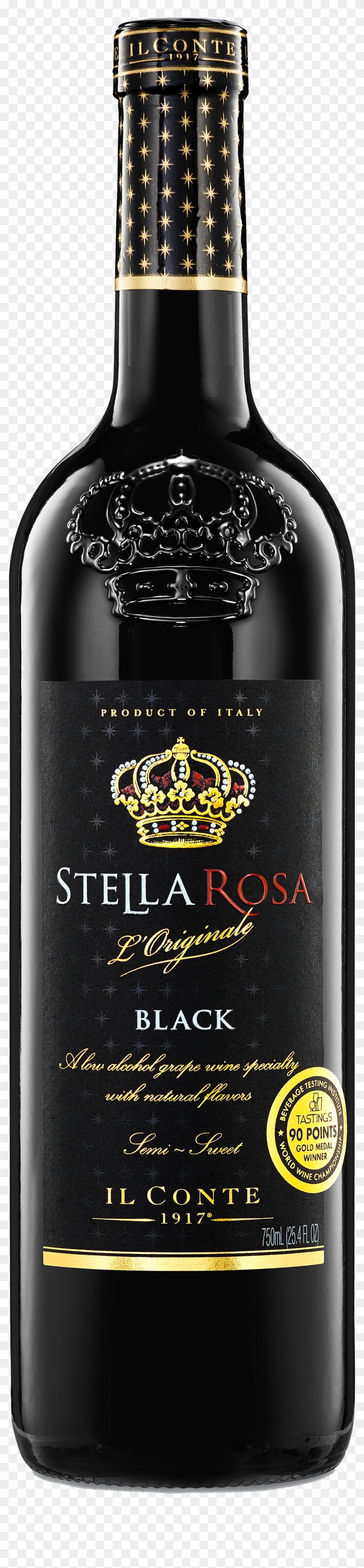 Bottle Shot - Stella Rosa Black Clipart #3147209