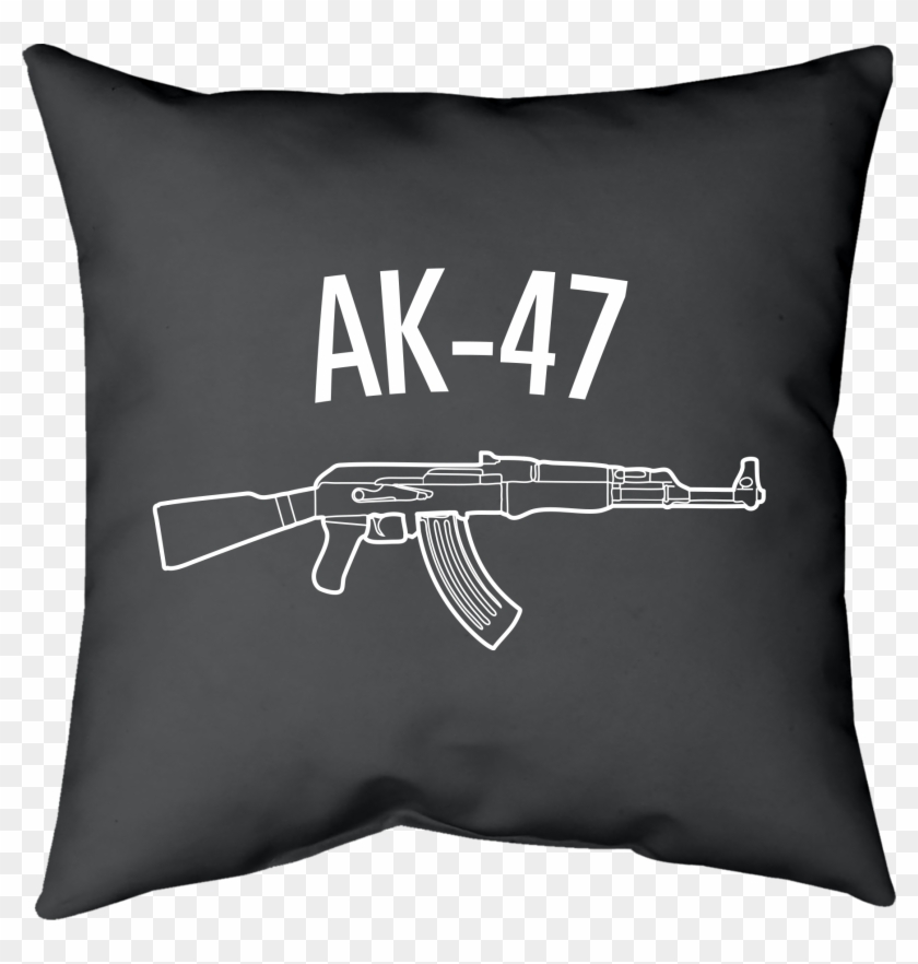 Ak-47 Pillow By Upper Playground - Ranged Weapon Clipart #3147402