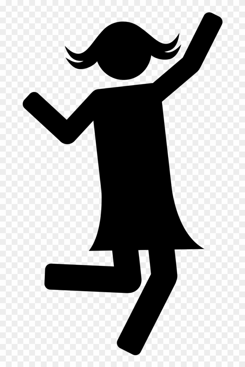 Noun - Dancing Woman Icon Png Clipart