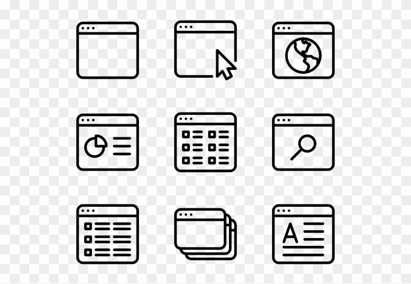 Computer Window - Programming Icon Pack Clipart