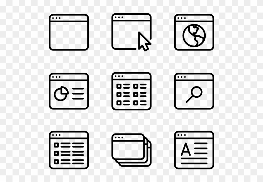 Computer Window - Programming Icon Pack Clipart #3147703