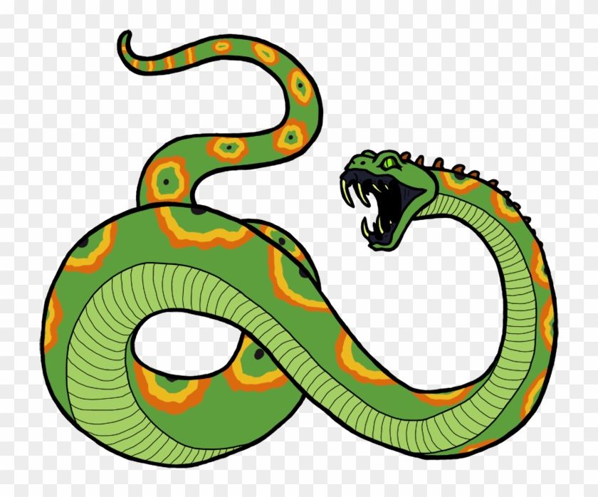 Serpent Clipart Straight - Png Download