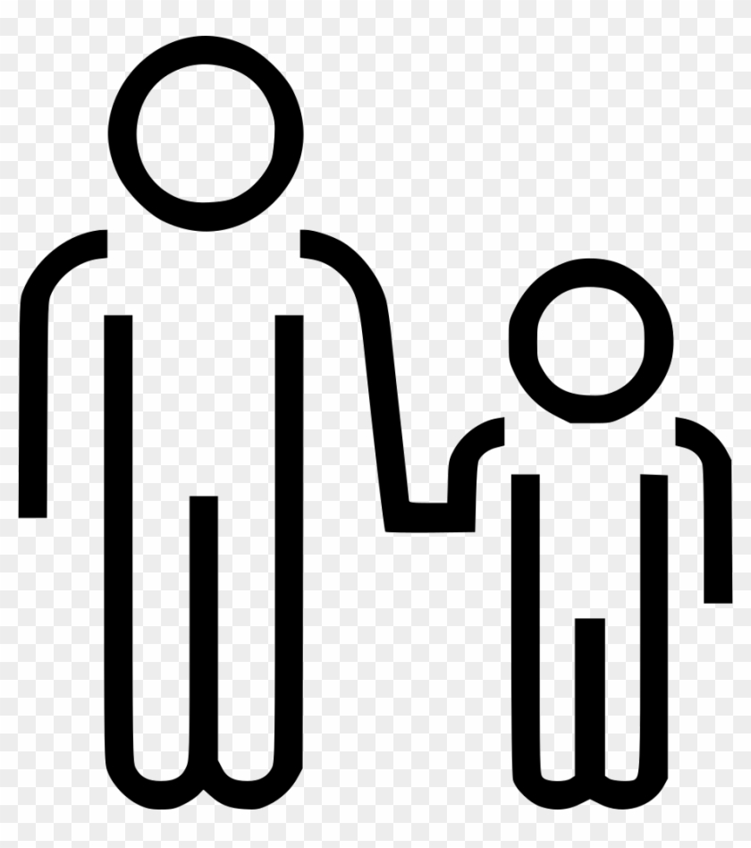 White Dad And Daughter Logo Png Clipart