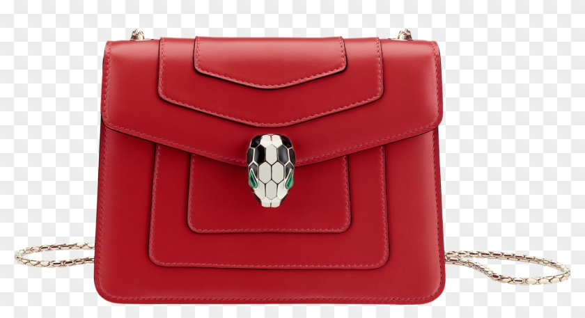Serpenti Forever Flap Cover Flap Cover Calf Leather - Bvlgari Serpenti Bag Red Clipart