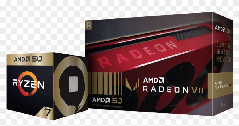 Amd Confirms Gold Editions Of Ryzen 7 2700x And Radeon - Amd Clipart