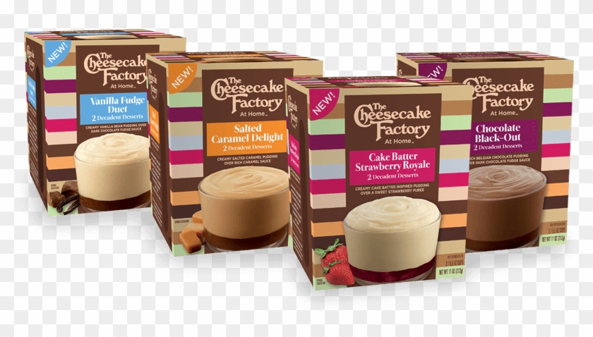 The Cheesecake Factory At Home Decadent Desserts Premium - Cheesecake Factory Pudding Clipart