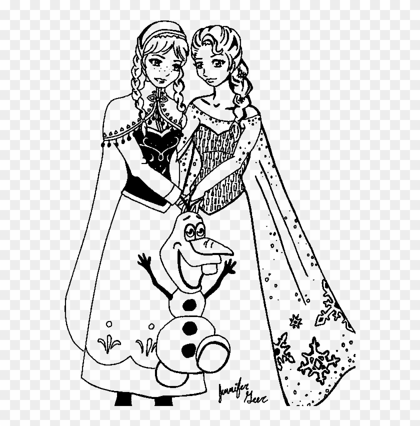 Elsa And Anna Elsa And Anna Coloring Book Kristoff Clipart #3149557
