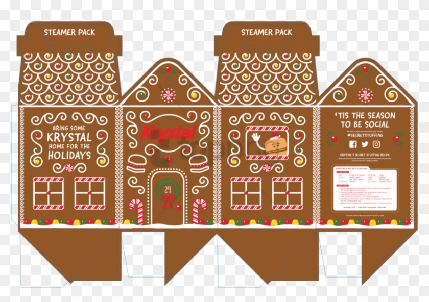 Free Png Kry-holidaysteamer 2017 - Gingerbread House Clipart