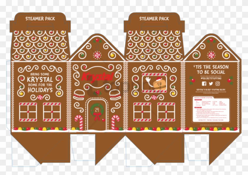 Free Png Kry-holidaysteamer 2017 - Gingerbread House Clipart #3149558