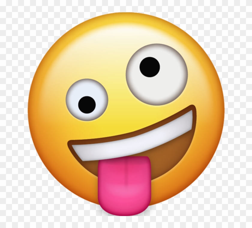 Drunk Transparent Background Image - Iphone Tongue Out Emoji Clipart #3149746