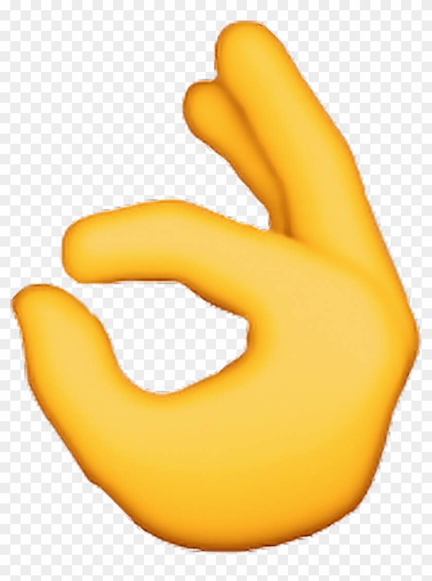 Okay Hand Emoji - Nice Emoji Transparent Clipart