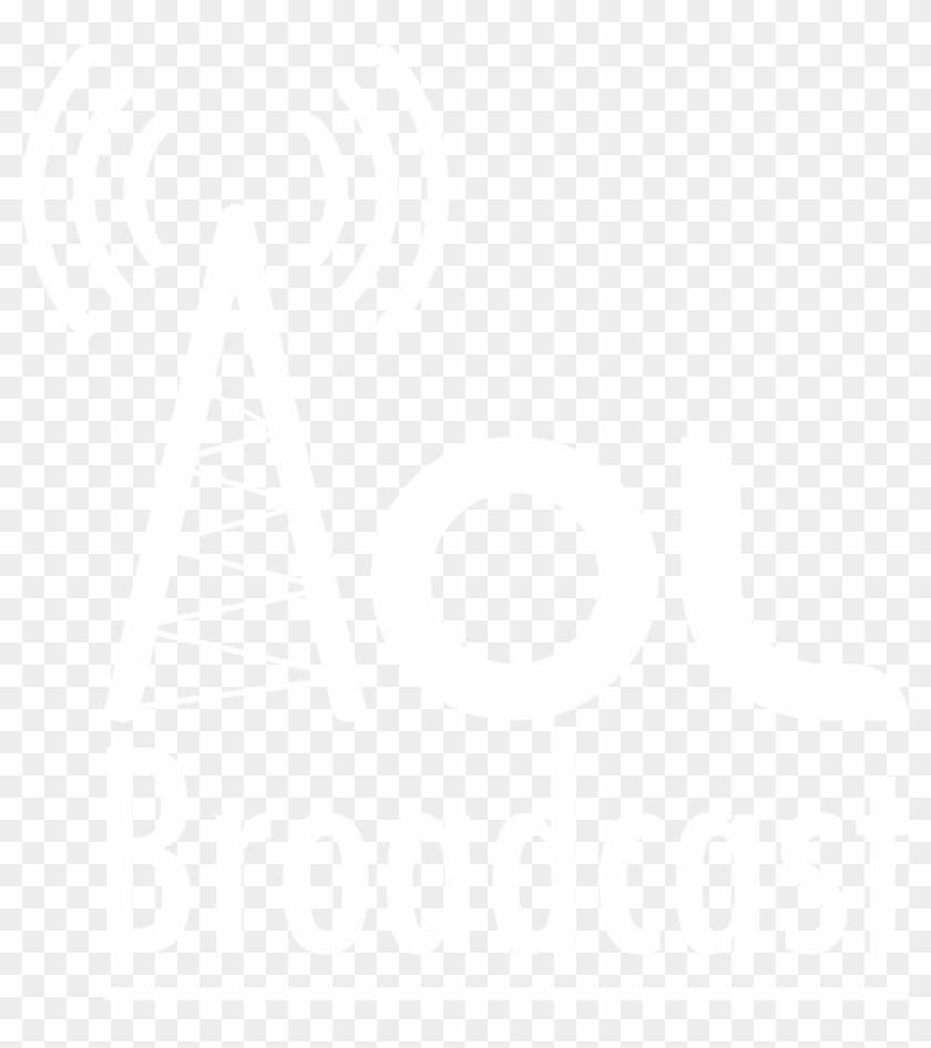 Logo Aol-wht - Signal Clipart #3150202