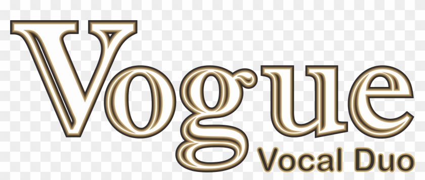 Vogue Logo For Light Backgrounds 895kb - Calligraphy Clipart
