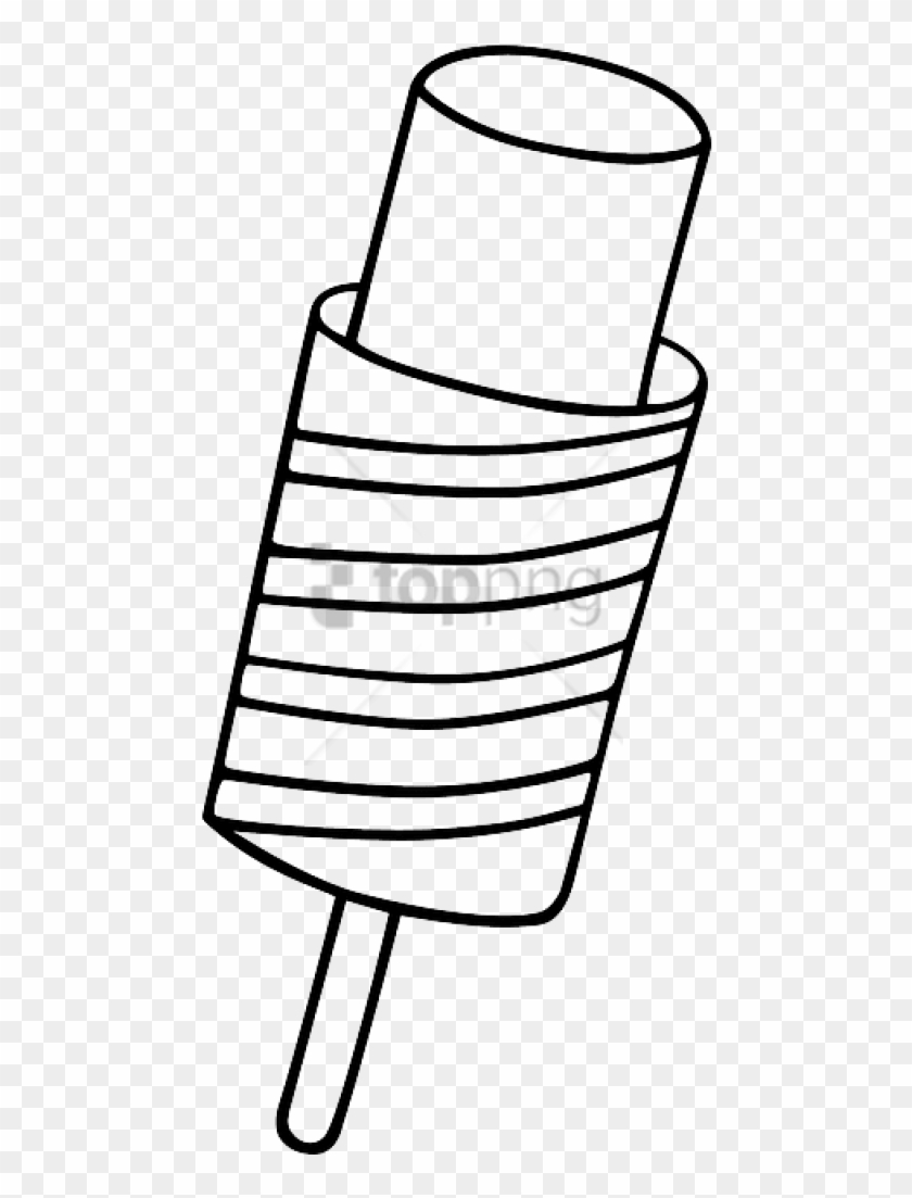 Free Png Dessert Popsicle, Lollipop, Ice Cream, Food, - Draw Simple Ice Cream Clipart