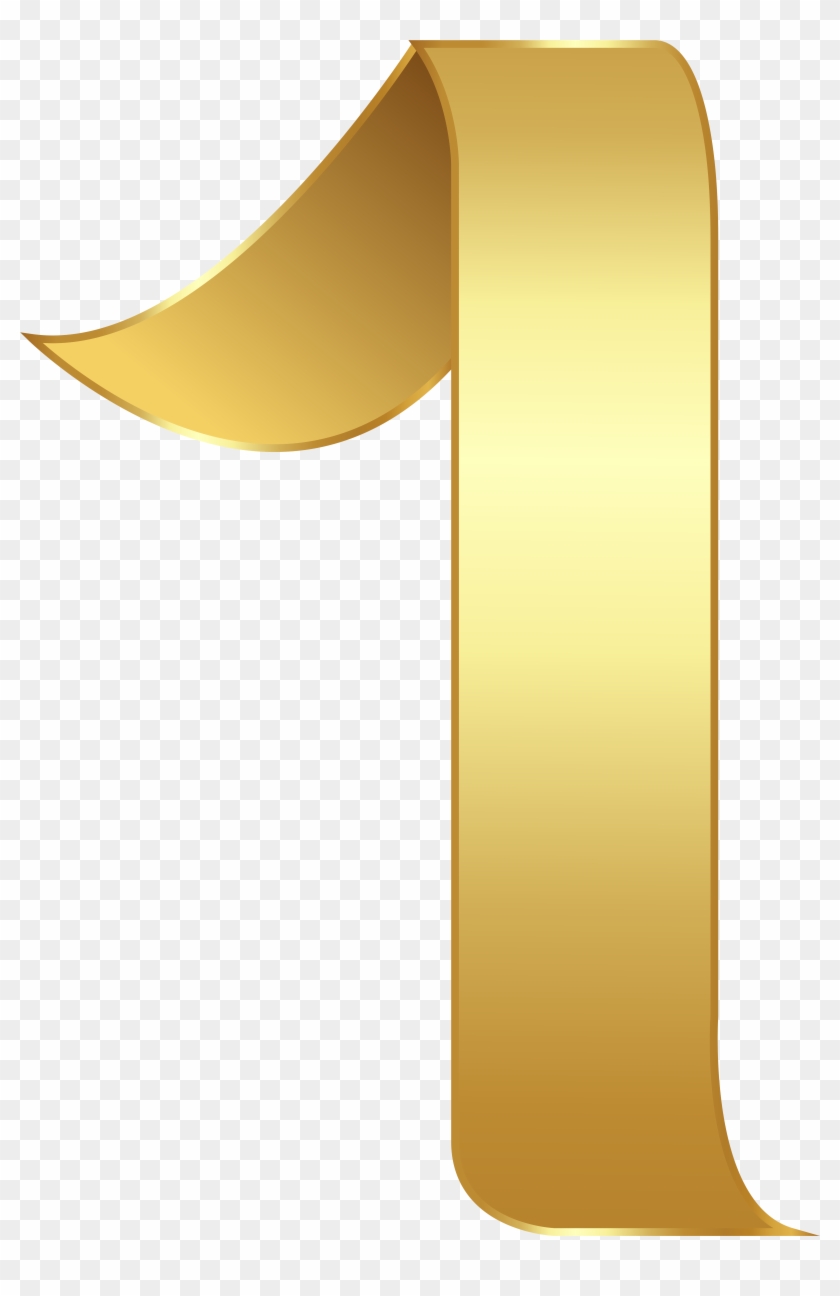 Numeros Dorados Sin Fondo Clipart