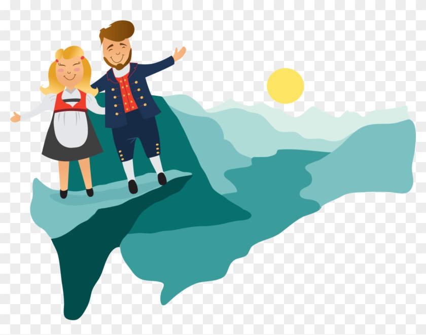 Happy Norwegians - Illustration Clipart