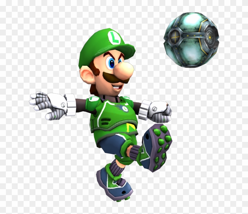 Luigi And Daisy, Mario And Luigi, Luigi's Mansion Dark - Luigi Super Mario Strikers Clipart