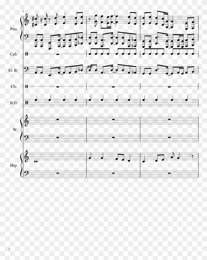 Sheet Music Composed By Toby Fox - You Know I M No Good Piano Sheet Clipart #3151786