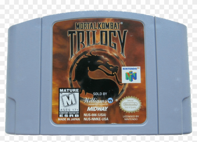 Stock Photo - Mortal Kombat Trilogy Cartridge Clipart #3152113