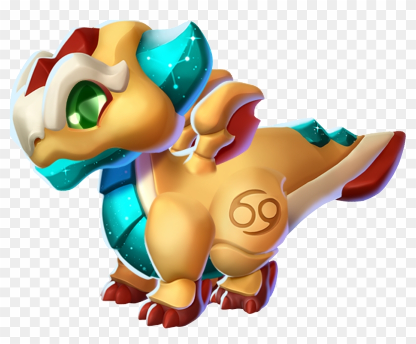 Cancer Dragon Baby Clipart