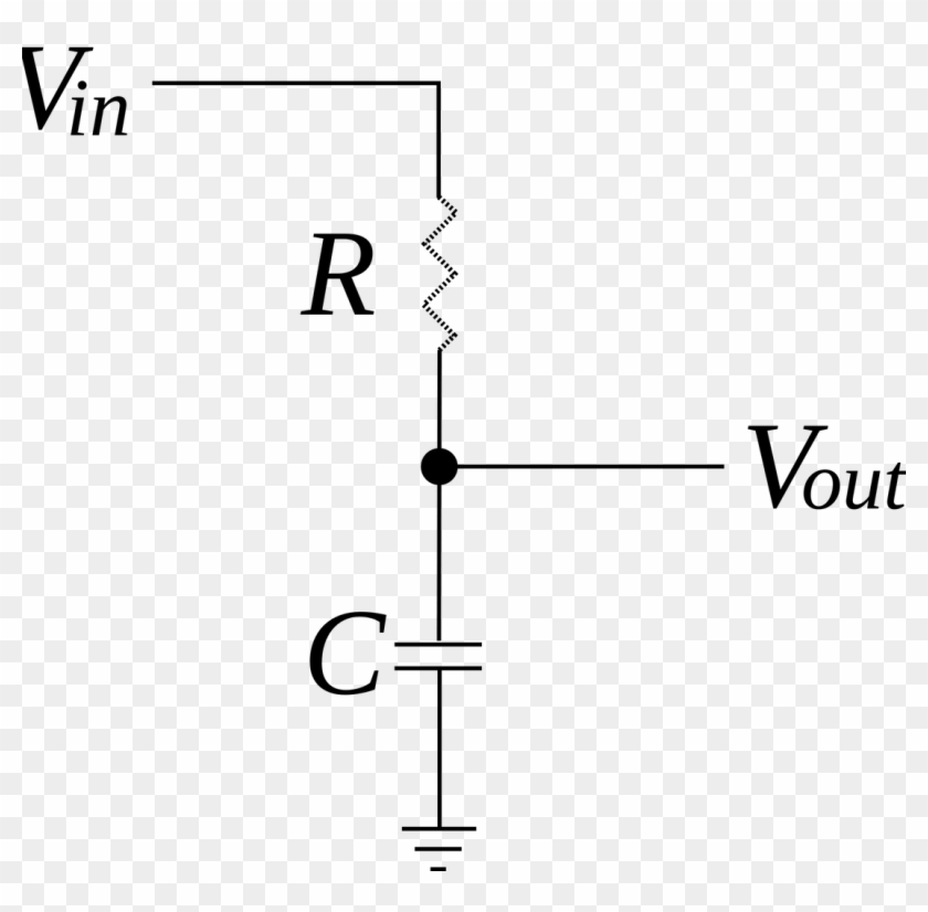 Capacitor Resistor Voltage Divider Clipart