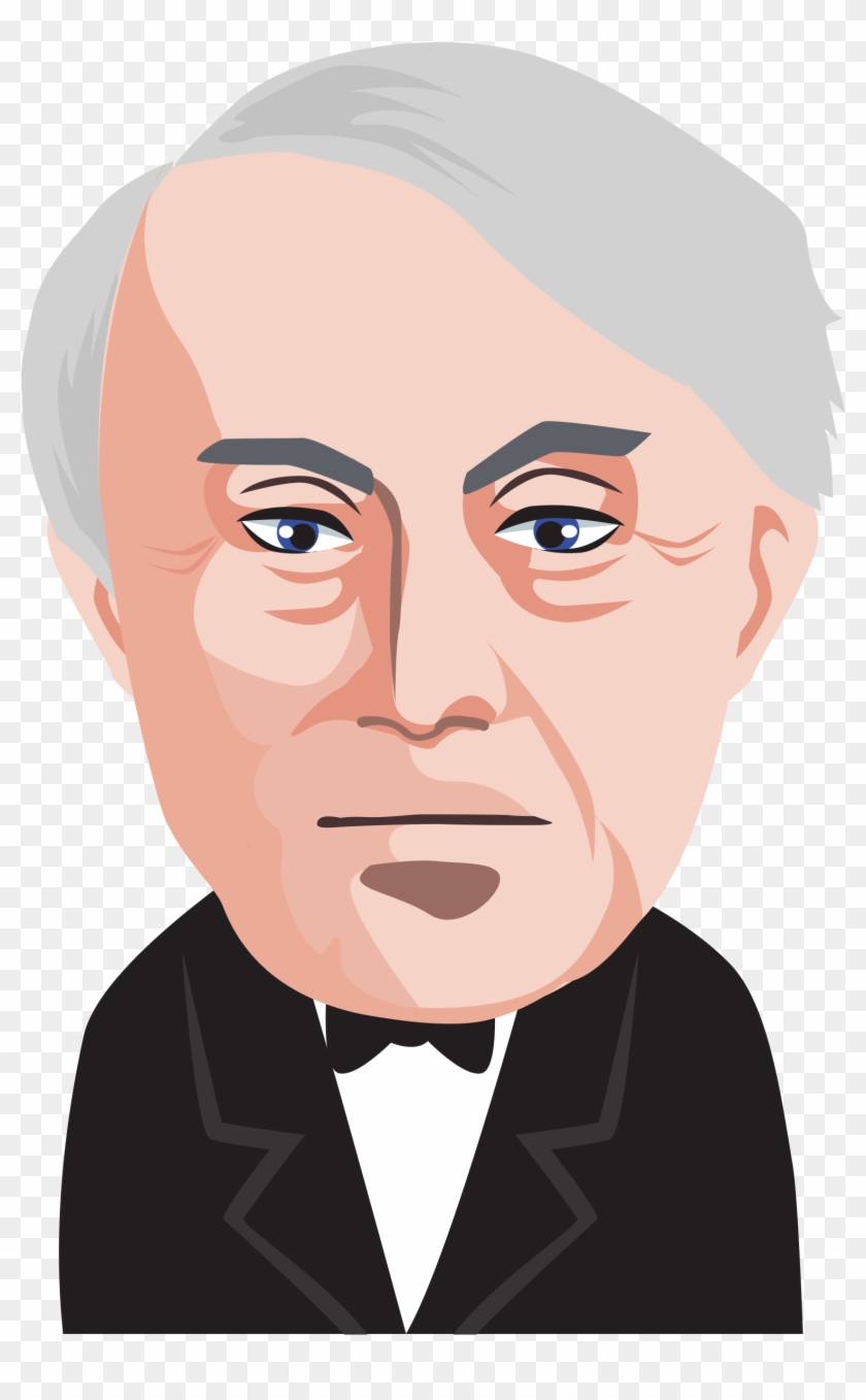 This Free Icons Png Design Of Thomas Alva Edison - Thomas Alva Edison Png Clipart #3153988