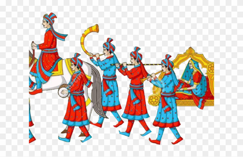 Wedding Clipart Rajasthani - Wedding Baraat Vector - Png Download