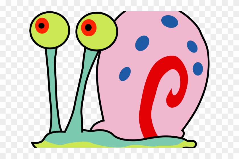Snail Clipart Garry - Spongebob Square Pants Colouring Pages - Png Download