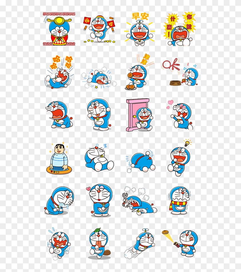 Download Sticker Line Doraemon Animated Stickers Line2me Clipart #3155034