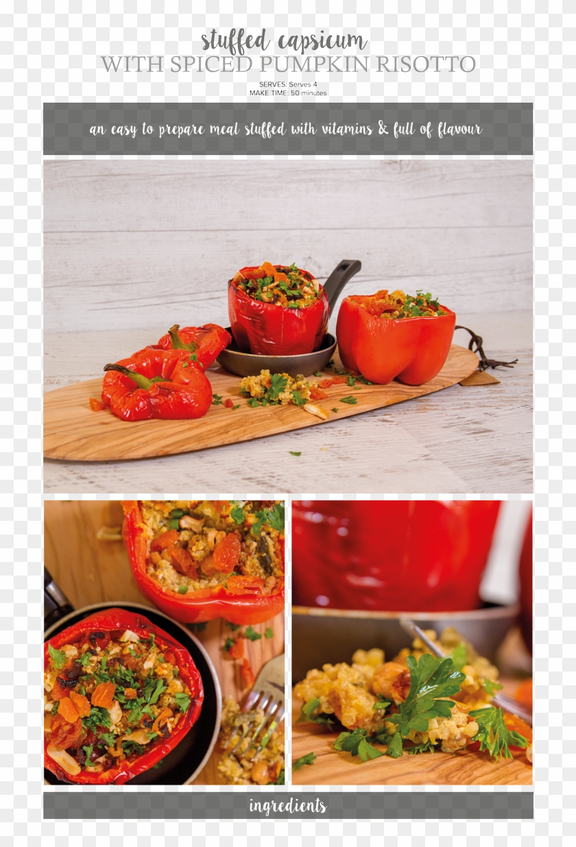 Stuffed Capsicum Recipe - Stuffed Peppers Clipart #3155942