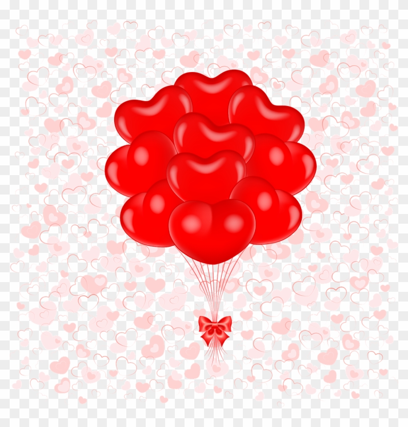 Vector Abstract Background Ball Png Image - Free Transparent Valentines Background Clipart #3156688