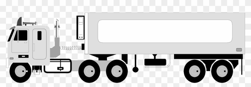 Truck Lorry Vehicle - Big Rig Clip Art - Png Download