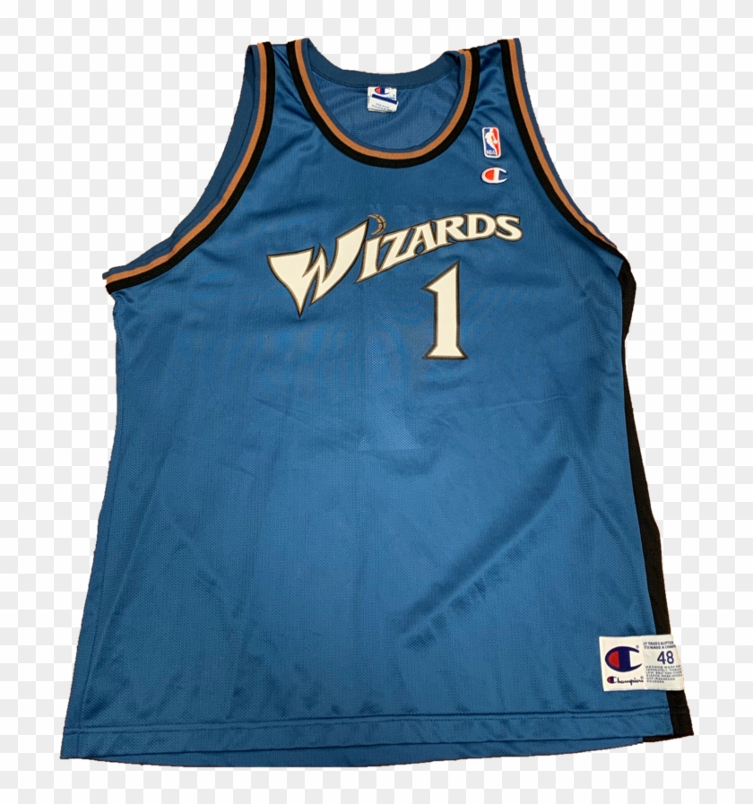 Washington Wizards Vintage Champion Jersey Xl - Washington Wizards Clipart #3156962