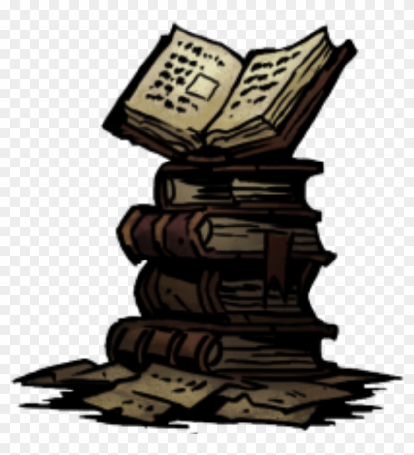 Stack Of Books - Darkest Dungeon Memes Unsettling Passage Clipart