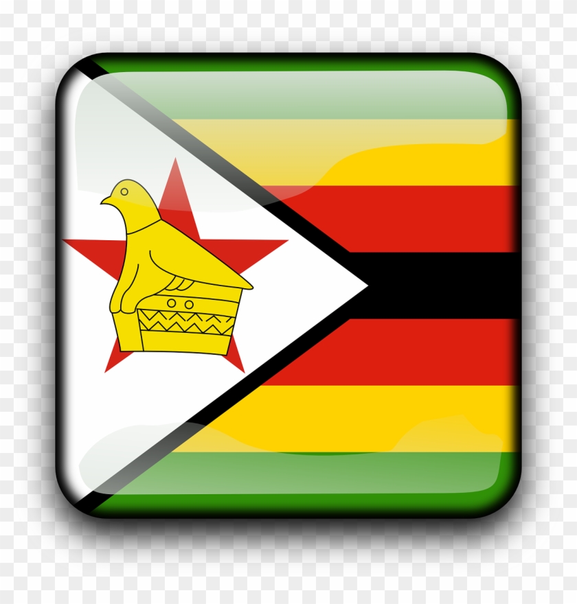 National Flag Zimbabwe Flag Png Image - Zimbabwe Flags Clipart