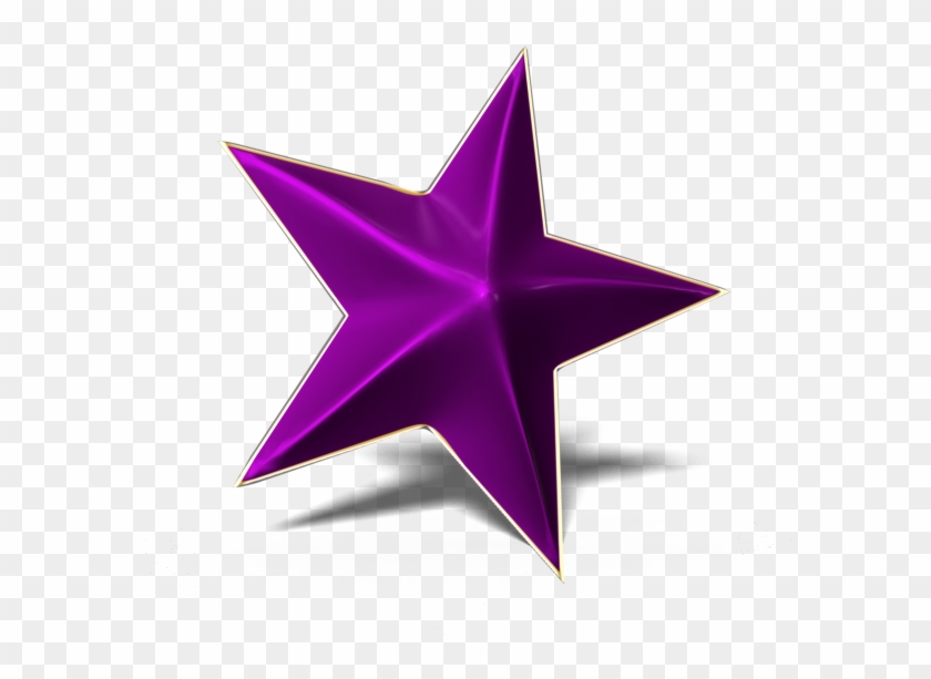 Star 3d Lila Golden Frame Glossy - Pledge Of Allegiance High Resolution Clipart