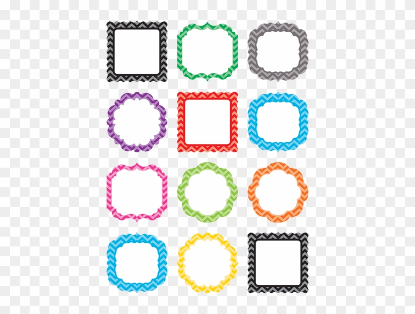 Chevron Frames Mini Accents - Circle Clipart