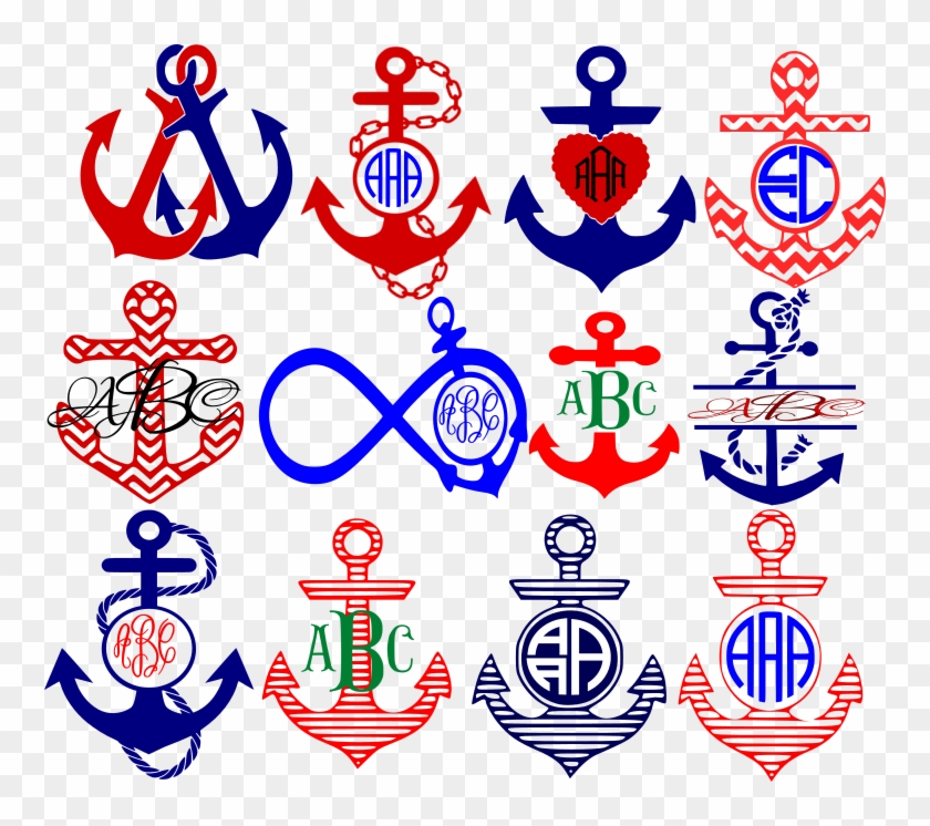 Graphic Transparent Anchor Frames Cut Files Jencraft - Anchor Frame Png Clipart #3158824