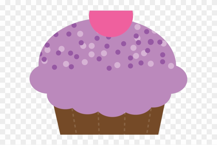 Muffin Free On Dumielauxepices Net Yellow - Birthday Cake Cute Purple Clipart #3159146