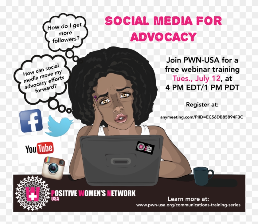 Social Media Webinar Graphic 2 - Cartoon Clipart