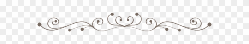 Decorative Line Black Clipart Divider - Png Download