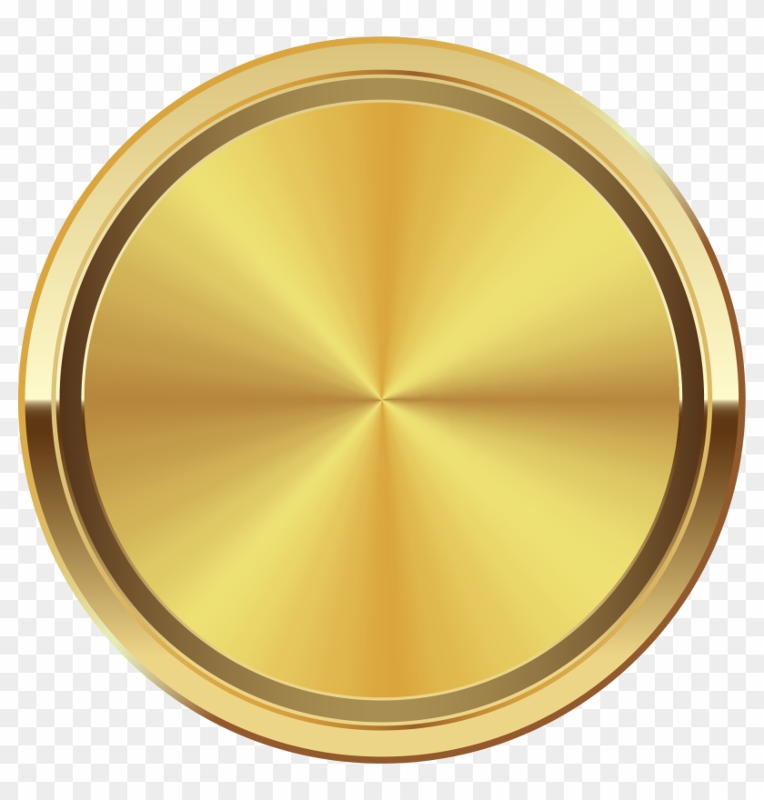 Clip Hay Brass Bronze - Golden Circle Png Transparent Png