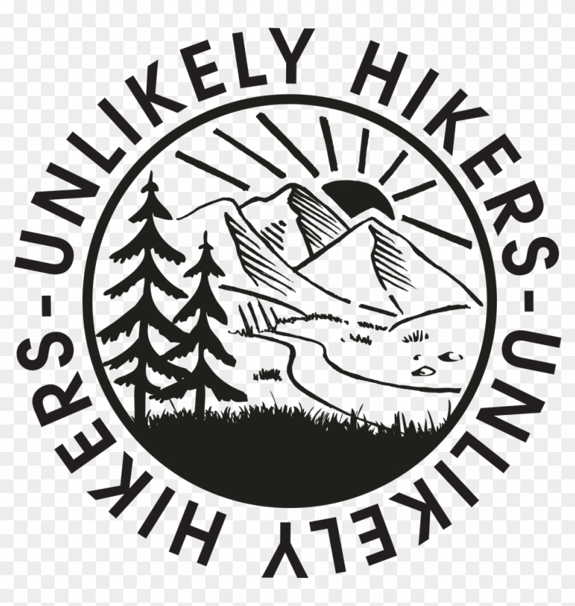 Unlikely Hikers Logo No Strapline Single Colour - Unlikely Hiker Clipart