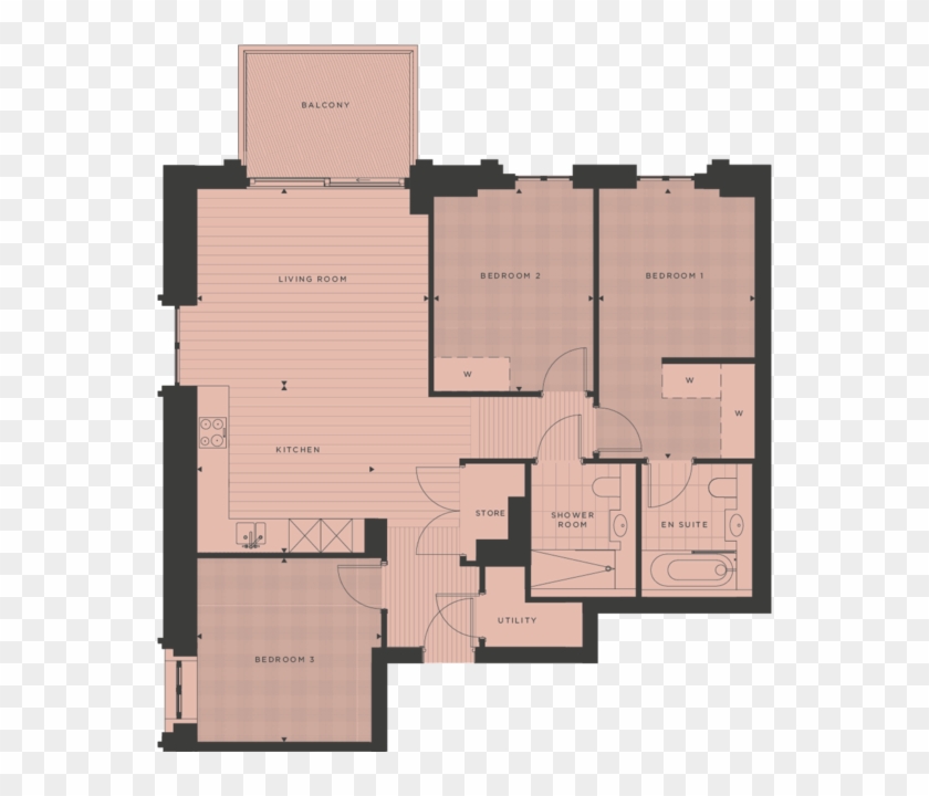 Approximate Measurements Only, They Are Not Necessarily - Floor Plan Clipart #3159889