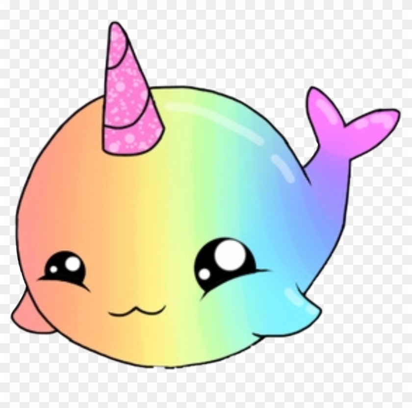 Narwhal Svg Kawaii - Cute Narwhal Clipart