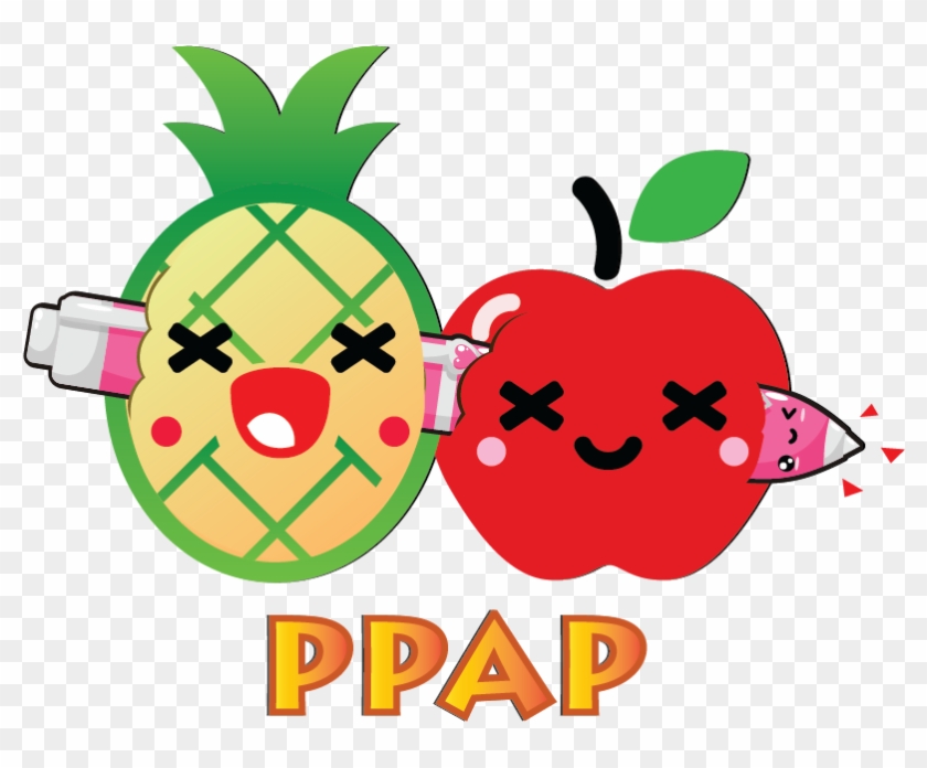 Kawaii Fruits And Pens - Kawaii Fruits Clipart #3159950