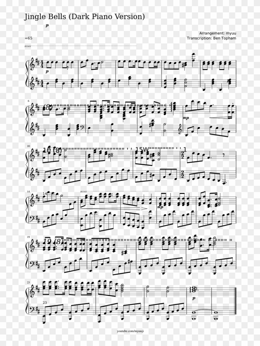 Jingle Bells Dark Version Clipart